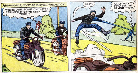 Fantastic Four issue 4: bikejacking