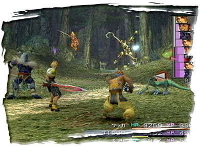 Final Fantasy X: the ninja mobs