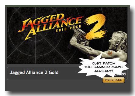Jagged Alliance 2 Gold: patch it