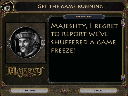 Majesty Gold: technical issue