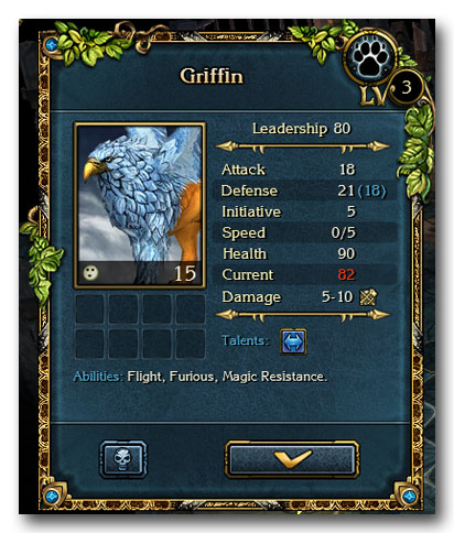 King's Bounty: The Legend: Griffins