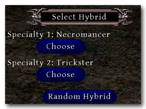 Din's Curse: Hybrid class