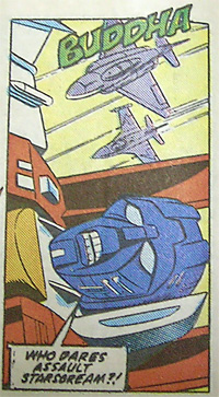 Marvel Transformers issue 50 Starscream Buddha