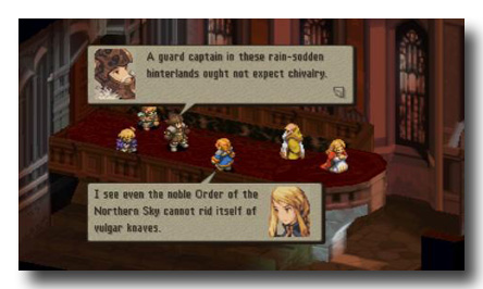 Final Fantasy Tactics: dialogue