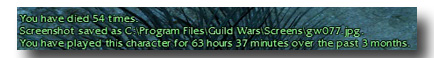 Guild Wars Nightfall: Final Stats